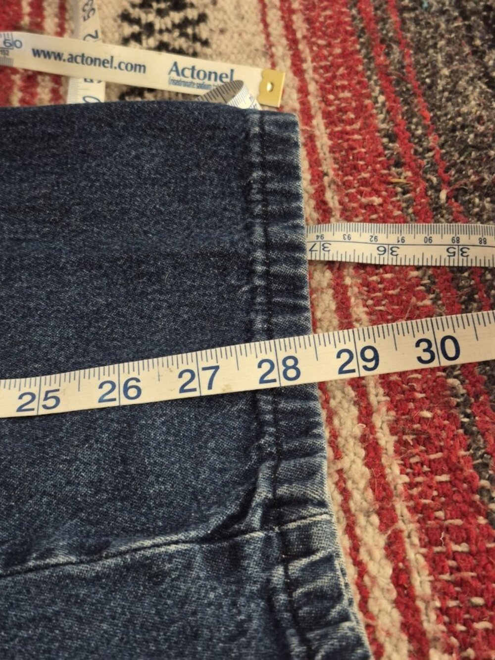 Chic Women's Blue Straight Elastic Waist Pull Up Comfy Fit Jeans 26 W - Picture 8 of 9